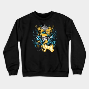 Ghost Retro Yellow Crewneck Sweatshirt